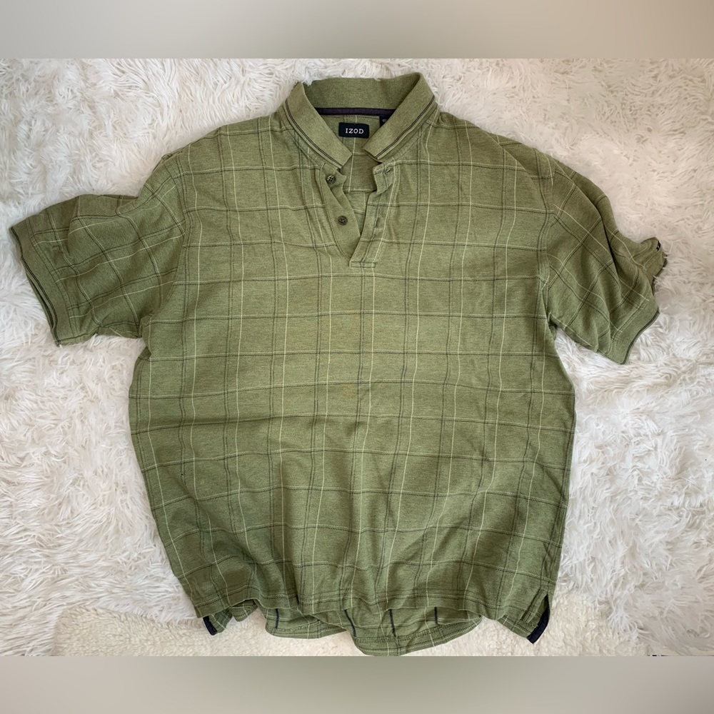 Green Izod Polo Shirt